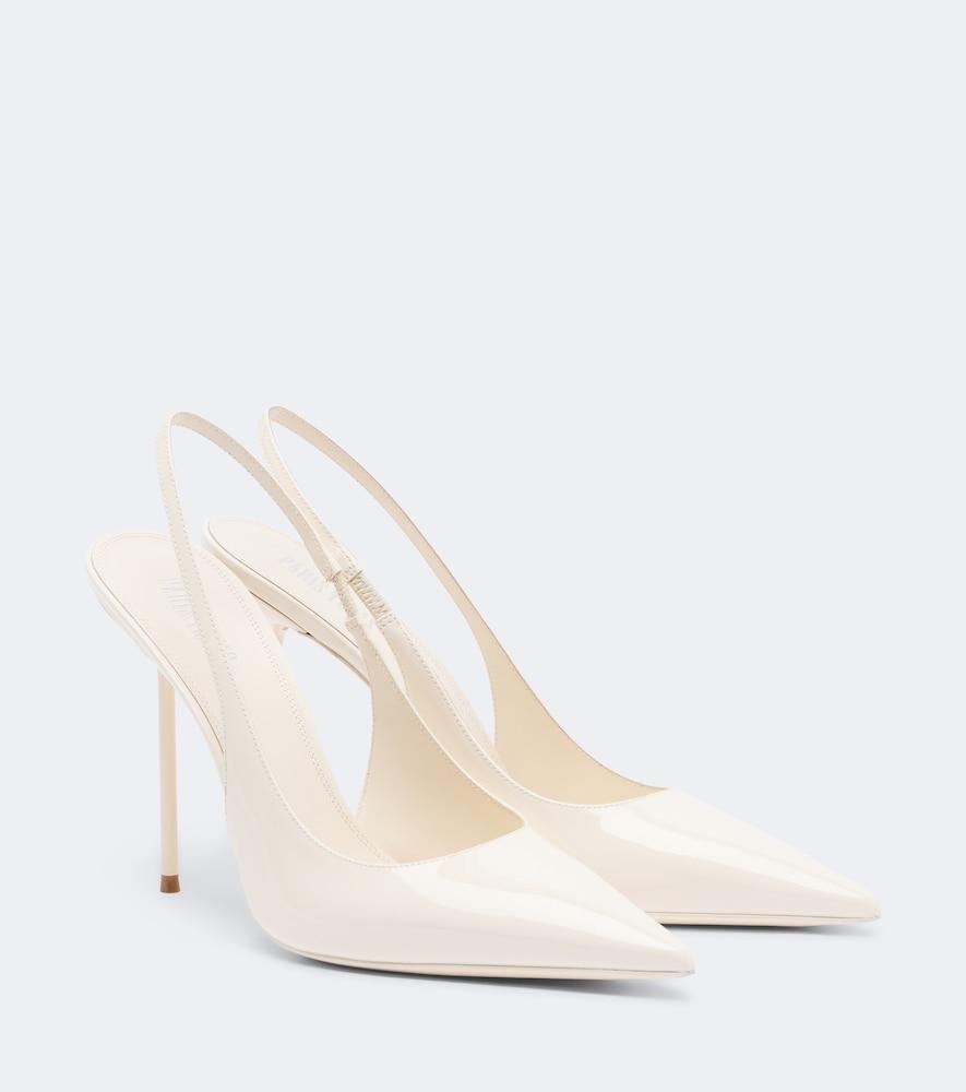 paris texas lidia patent leather slingback pumps