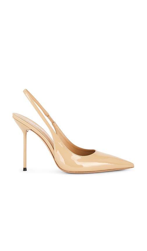 paris texas lidia slingback heel in nude. - size 39 (also in 40)