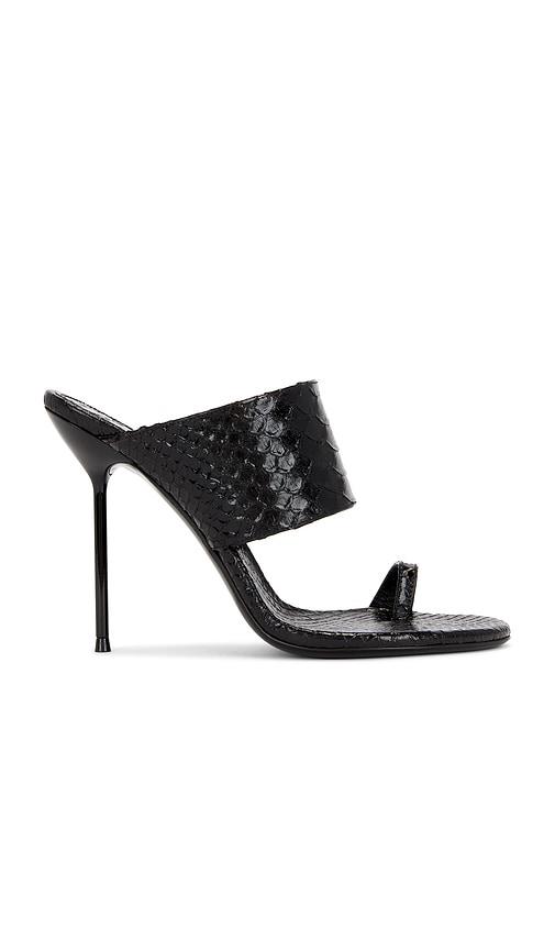 paris texas lidia thong mule in black. - size 36 (also in 37, 40, 38)