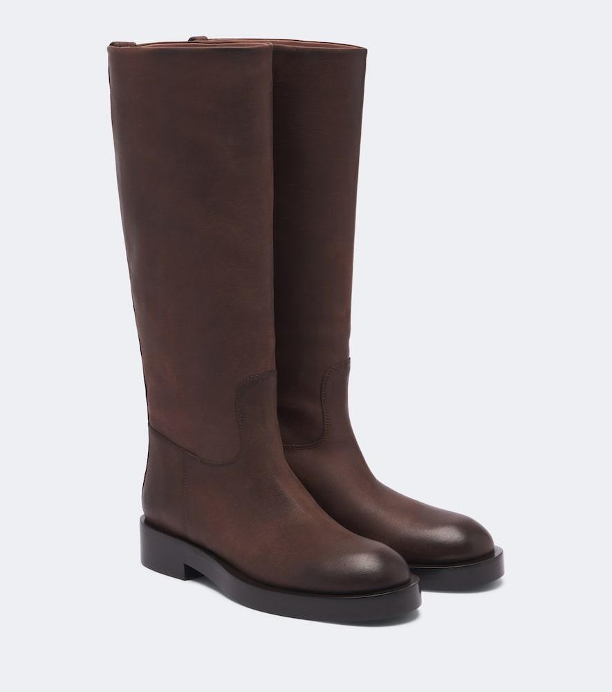 paris texas napa leather knee-high boots