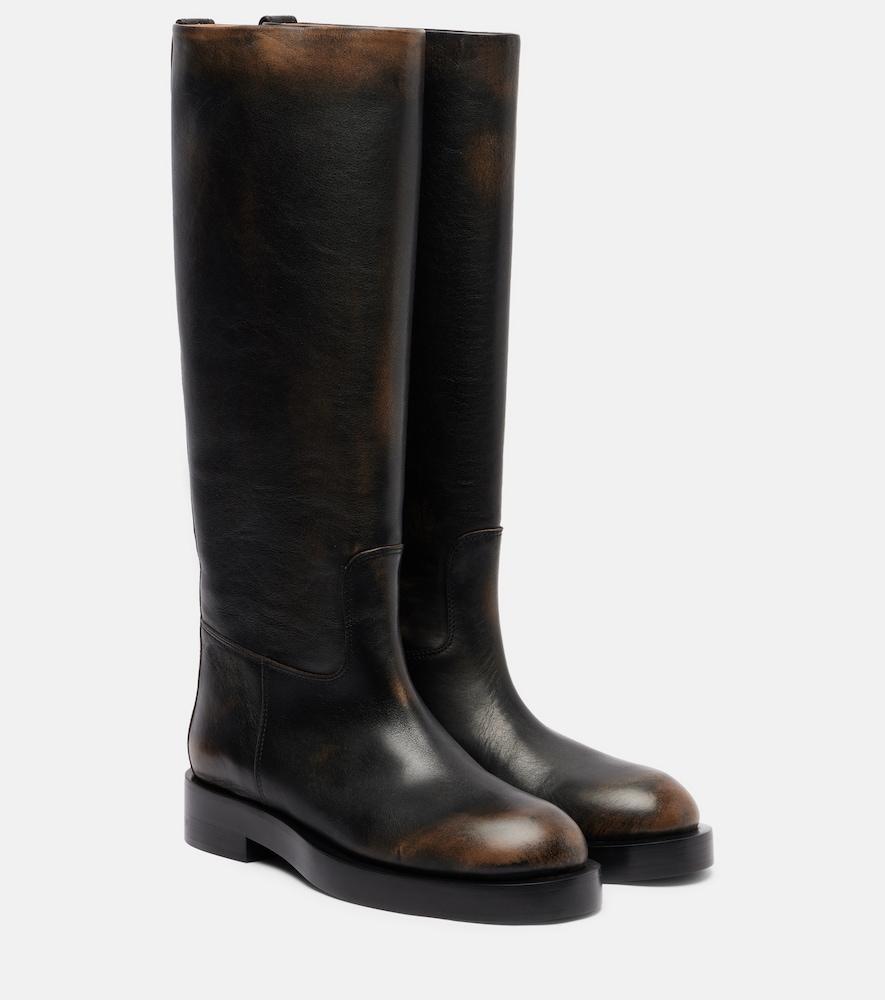 paris texas napa leather knee-high boots