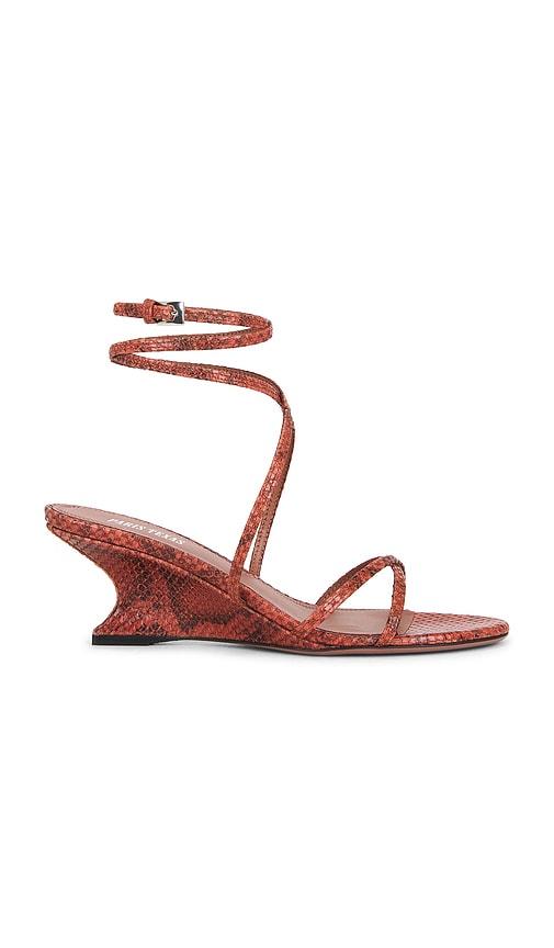 paris texas nina lace up sandal 50 in red. - size 36 (also in 38, 40)