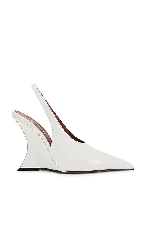 paris texas nina slingback 105 in white. - size 38 (also in 40)