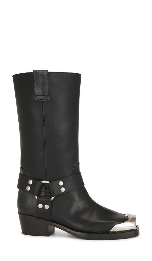 paris texas roxy embellished toe boot in black. - size 36 (also in 37, 39)