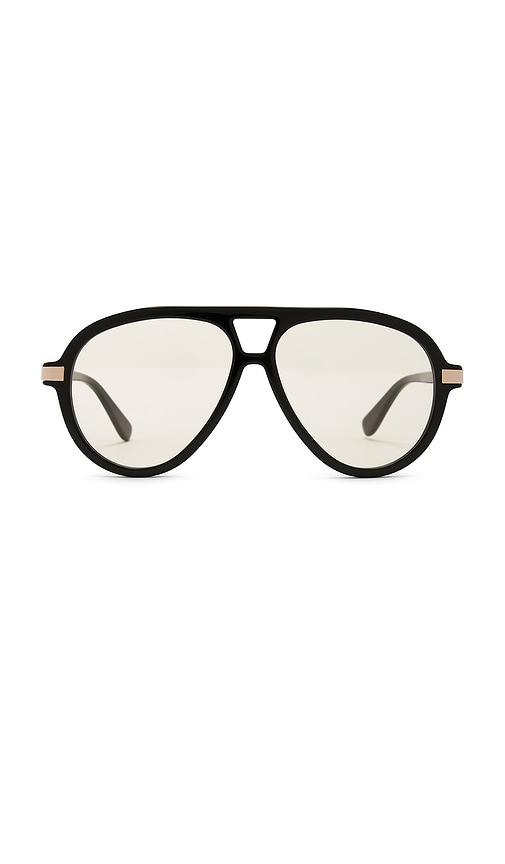 past midnight the era sunglasses in black.