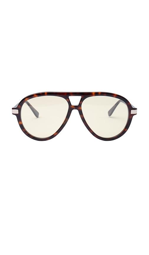 past midnight the era sunglasses in cognac.