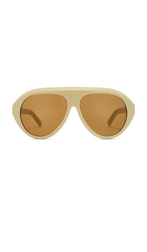 past midnight the icon sunglasses in ivory.