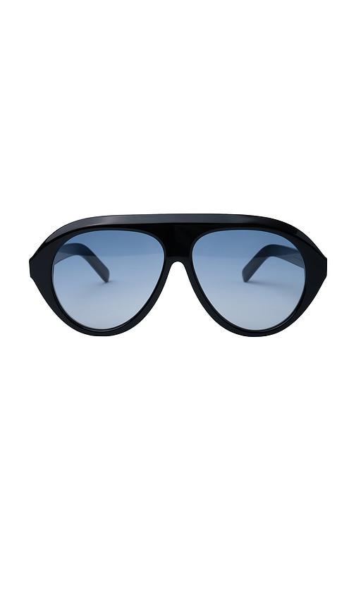 past midnight the icon sunglasses in navy.
