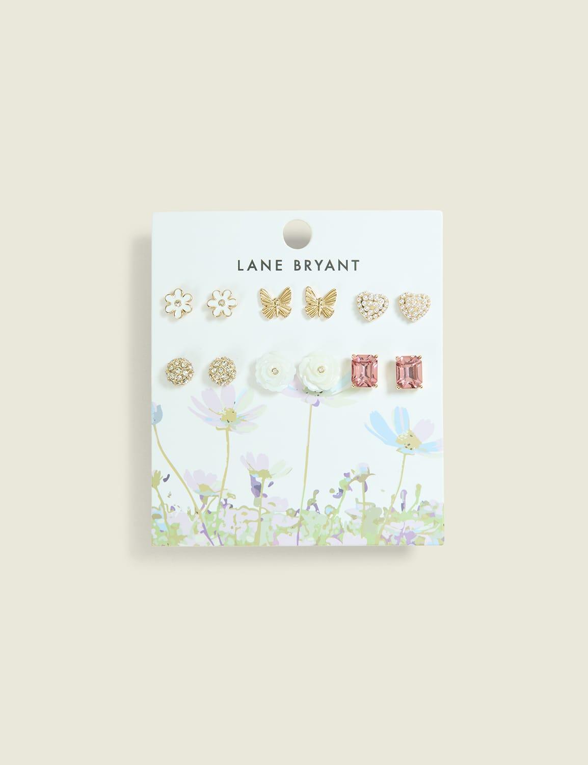 pastel spring earrings 6-pack