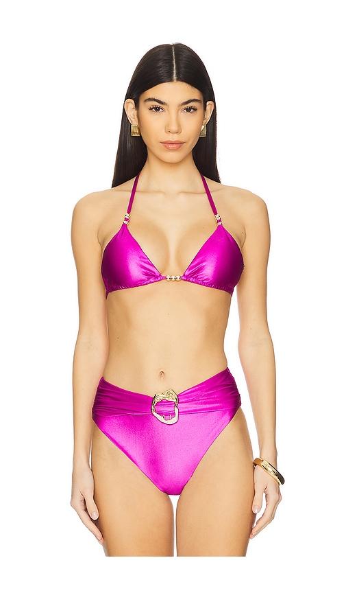patbo groovy bikini top in purple. - size s (also in xs)