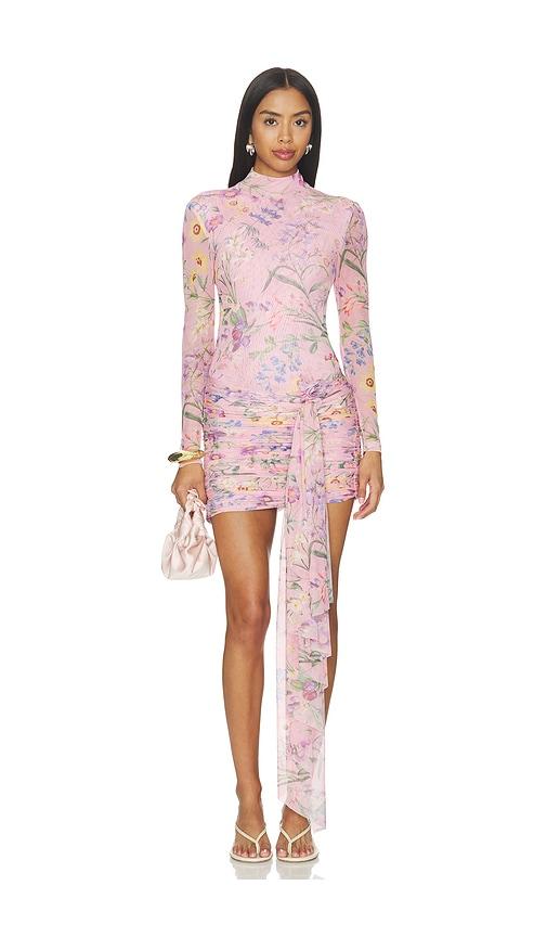 patbo heather mini dress in pink. - size 0 (also in 2, 4, 6, 8, 10, 12)