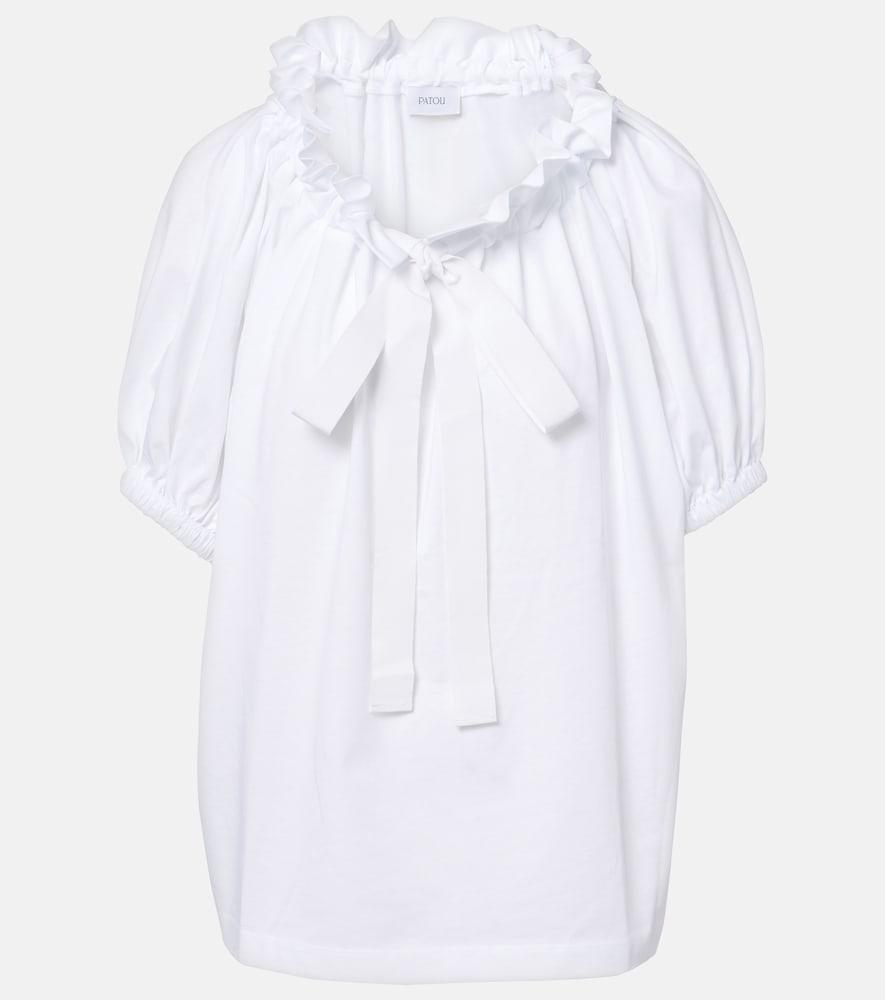 patou cotton jersey top