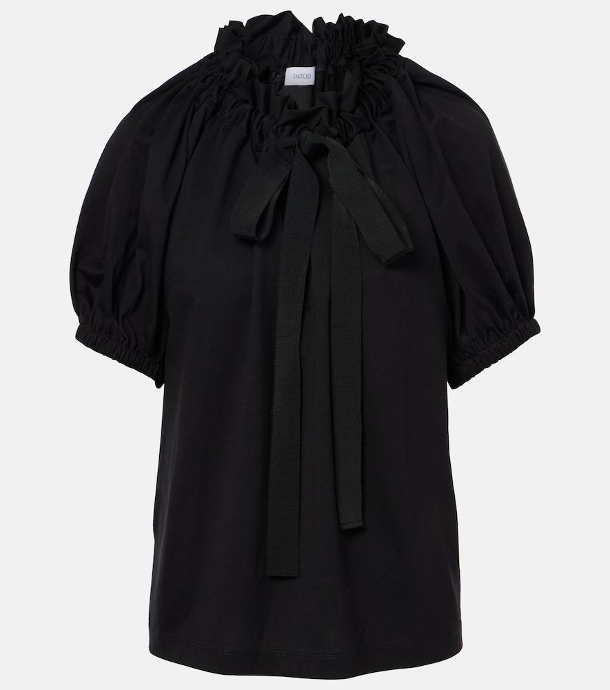 patou cotton jersey top