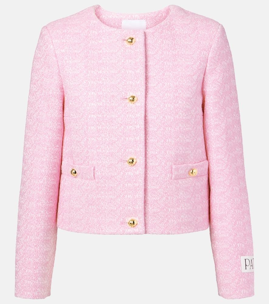 patou cotton tweed jacket