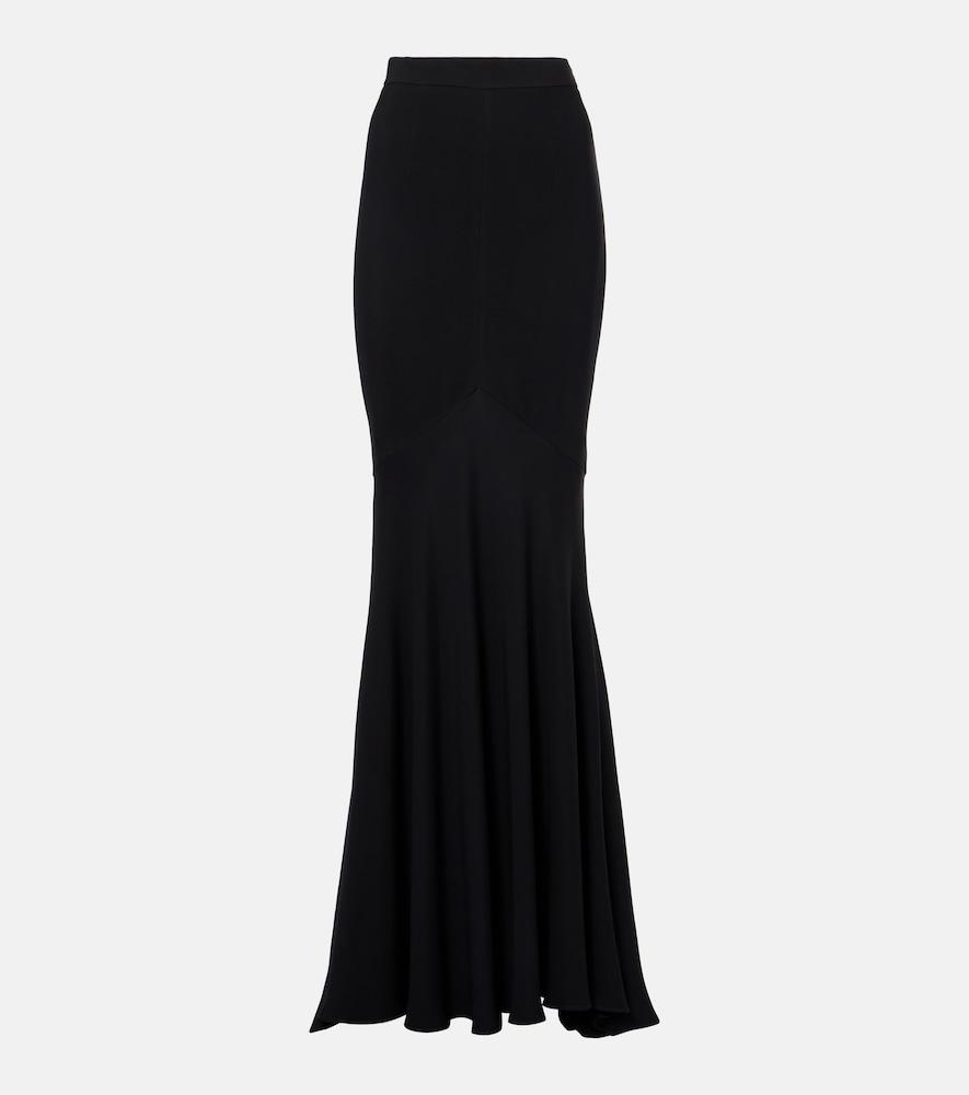 patou crêpe maxi skirt