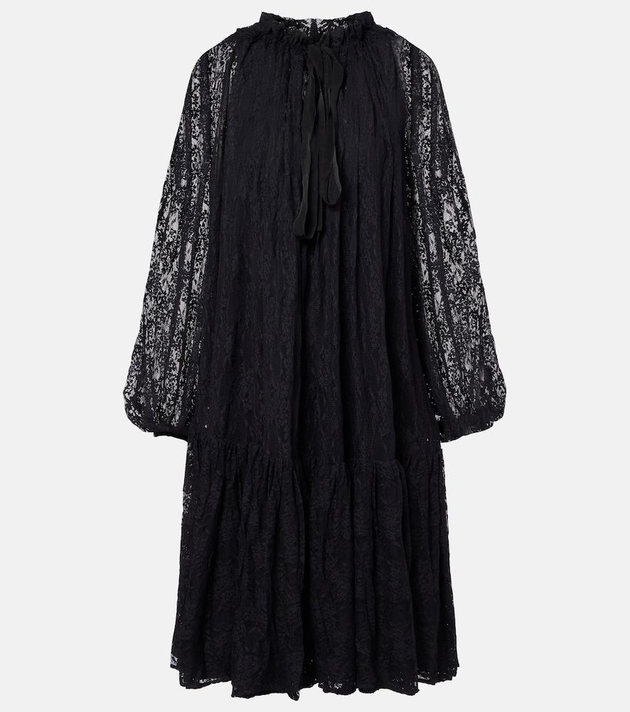 patou lace midi dress