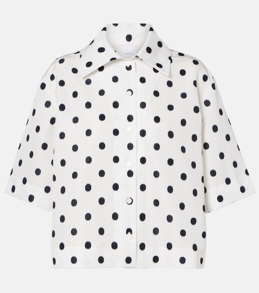 patou polka-dot blouse