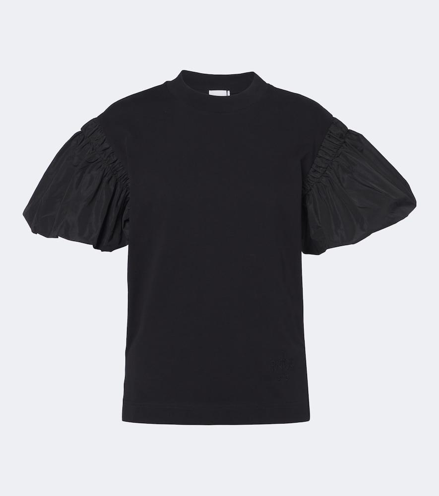 patou puff-sleeve cotton jersey t-shirt