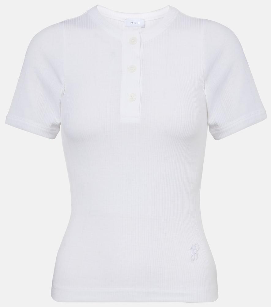 patou ribbed-knit t-shirt