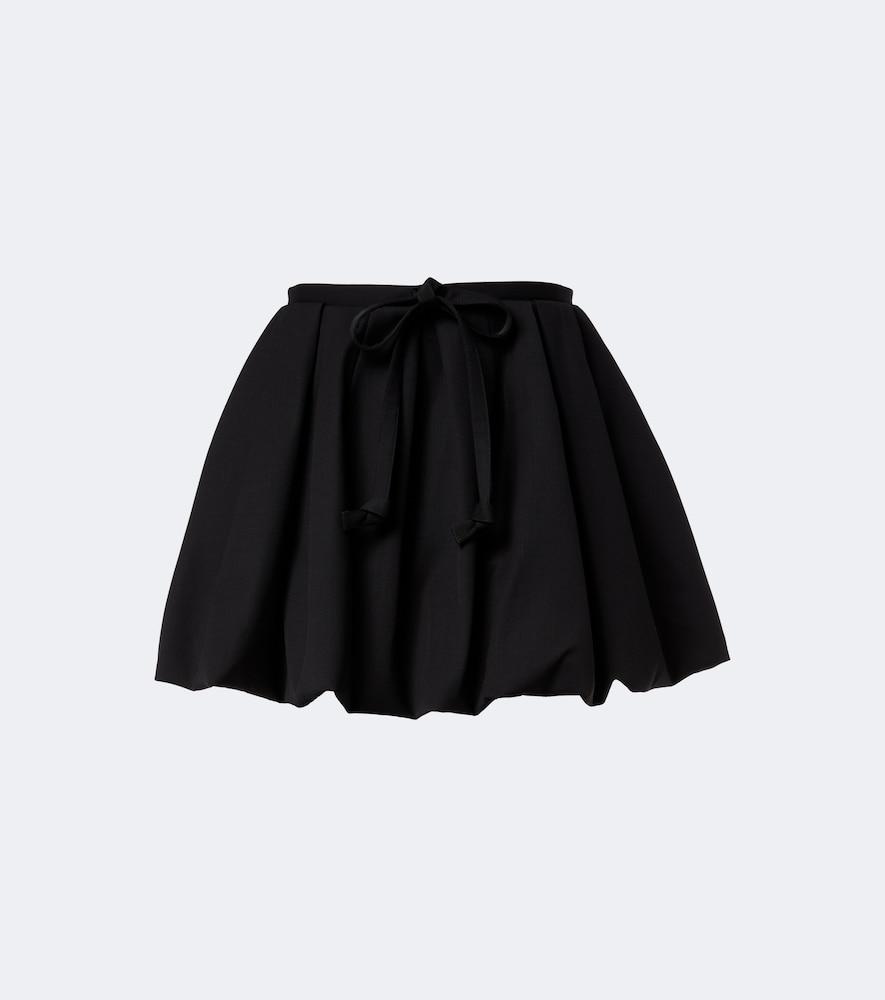 patou wool-blend miniskirt