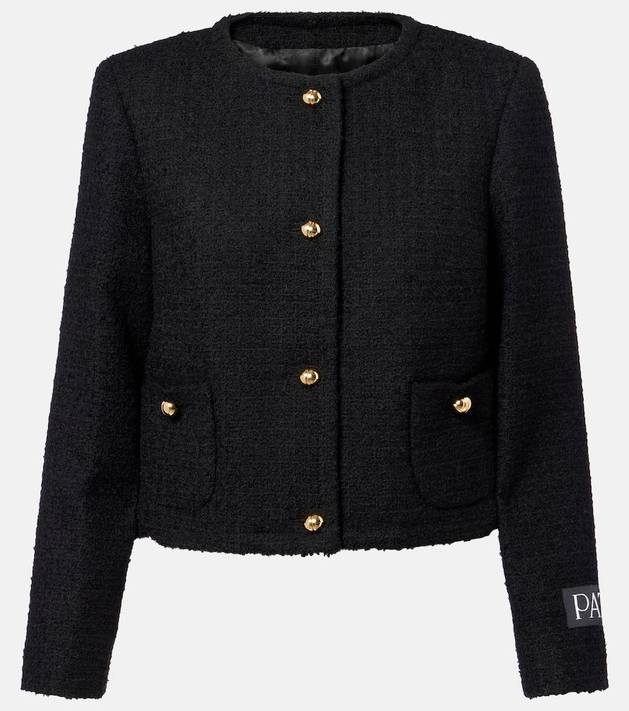 patou wool-blend tweed jacket