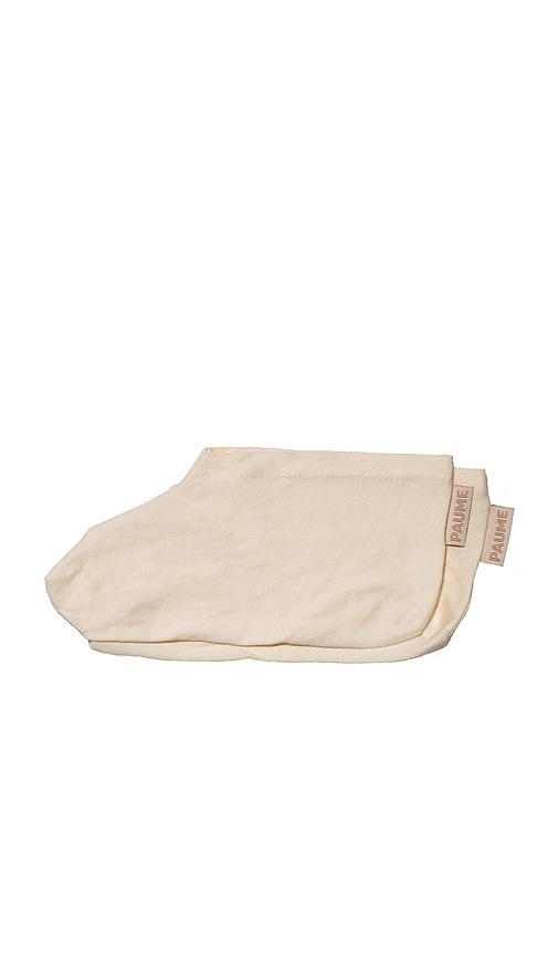 paume cotton overnight socks in nude.