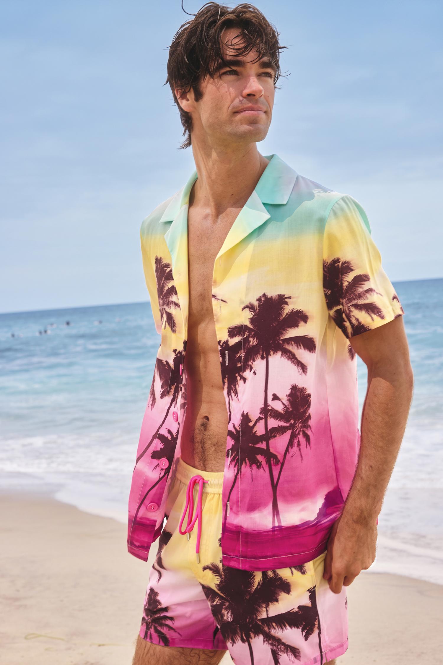 pch drive tropical shirt - l