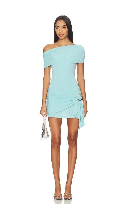 peachy den amelia bandeau romper in baby blue. - size s (also in xs)