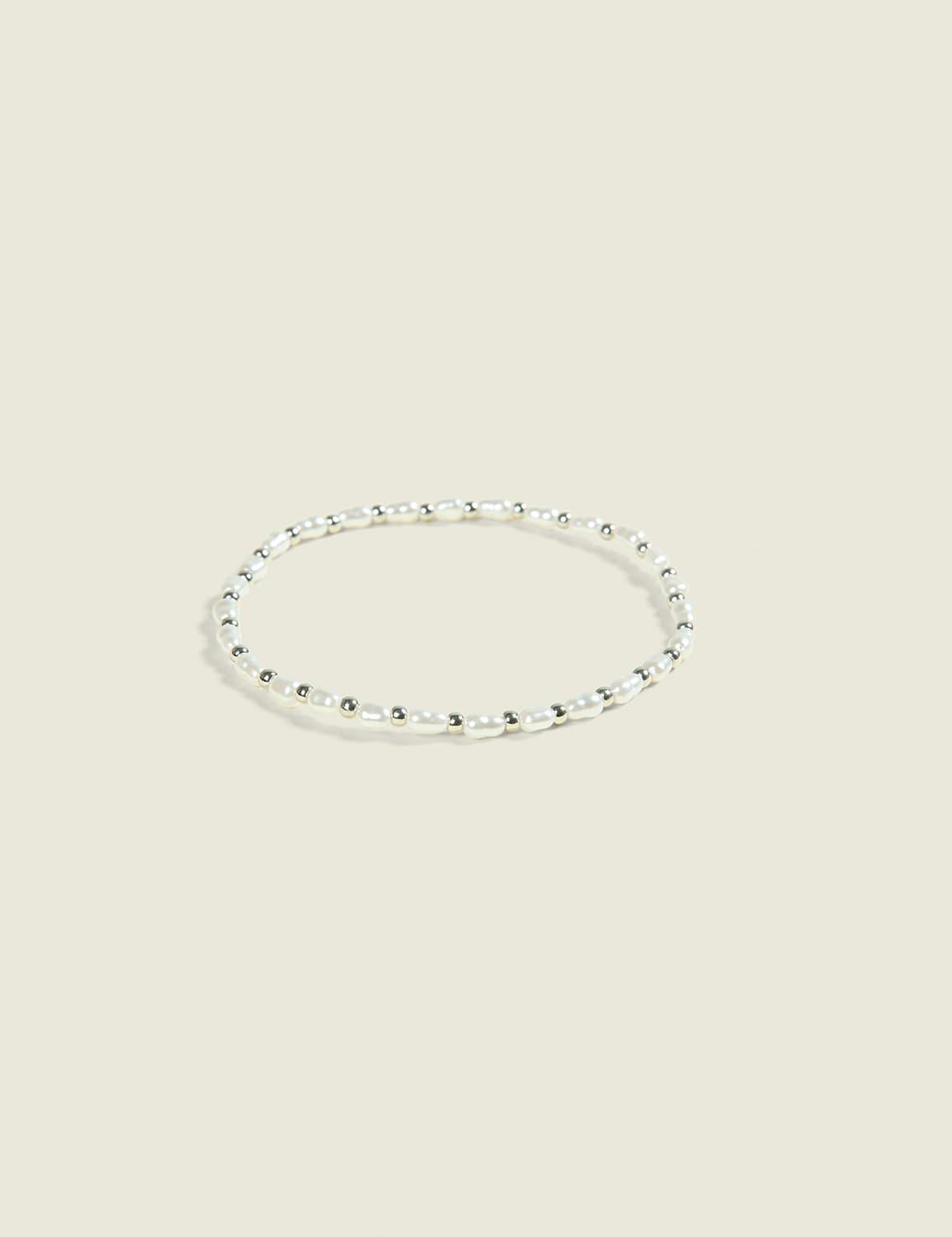 pearlized stretch bracelet