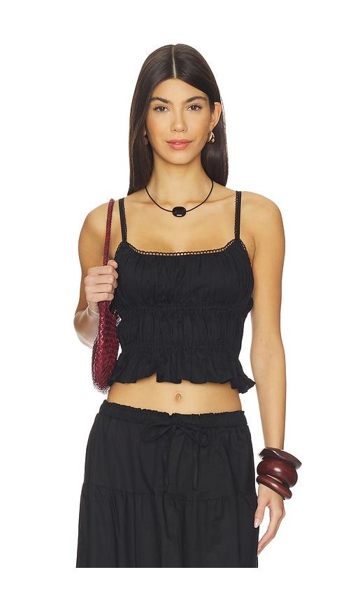 peixoto amelia top in black. - size l (also in s, xs, m, xl)