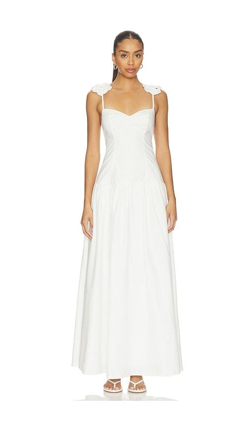 peixoto audrey maxi dress in white. - size s (also in xs)