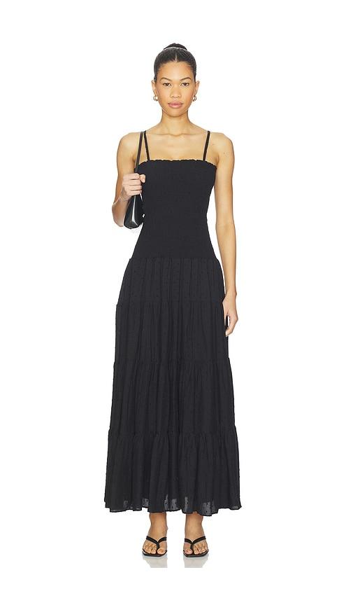 peixoto clementine maxi dress in black. - size l (also in s, xs, m)