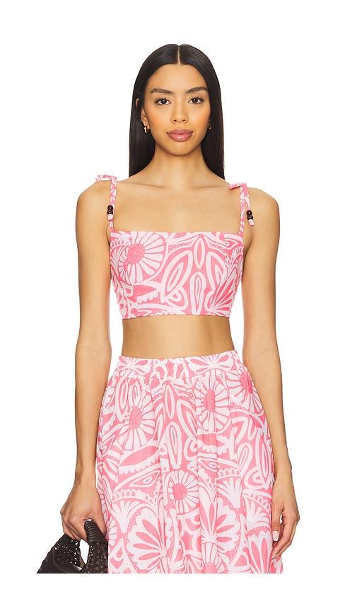 peixoto esti top in pink. - size l (also in m, s, xl, xs)