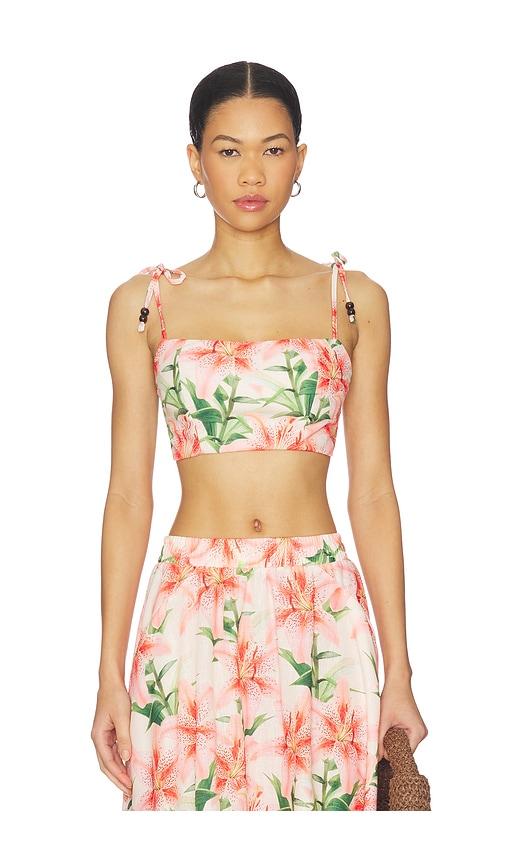 peixoto esti top in pink. - size l (also in s, xs, m, xl)