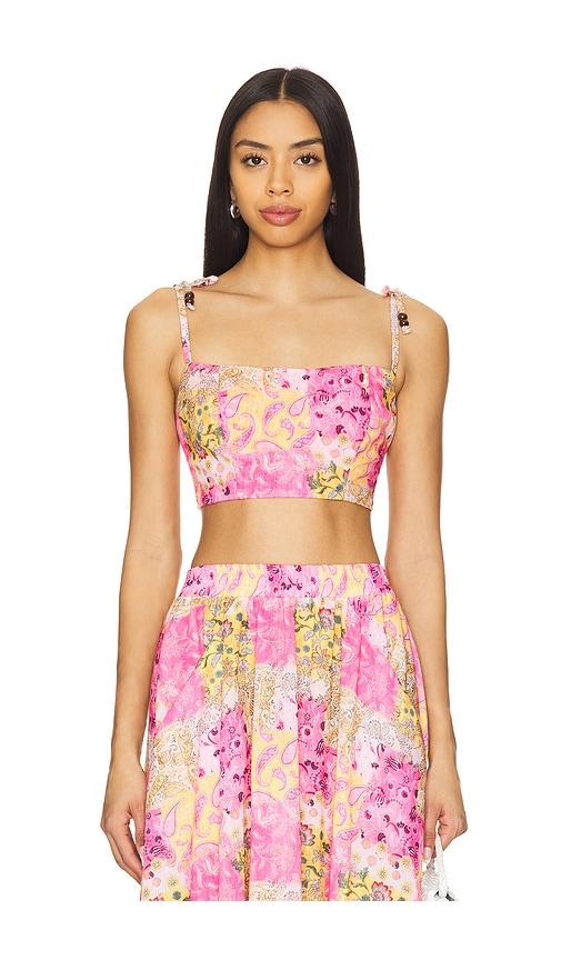 peixoto esti top in pink. - size m (also in s, xs)