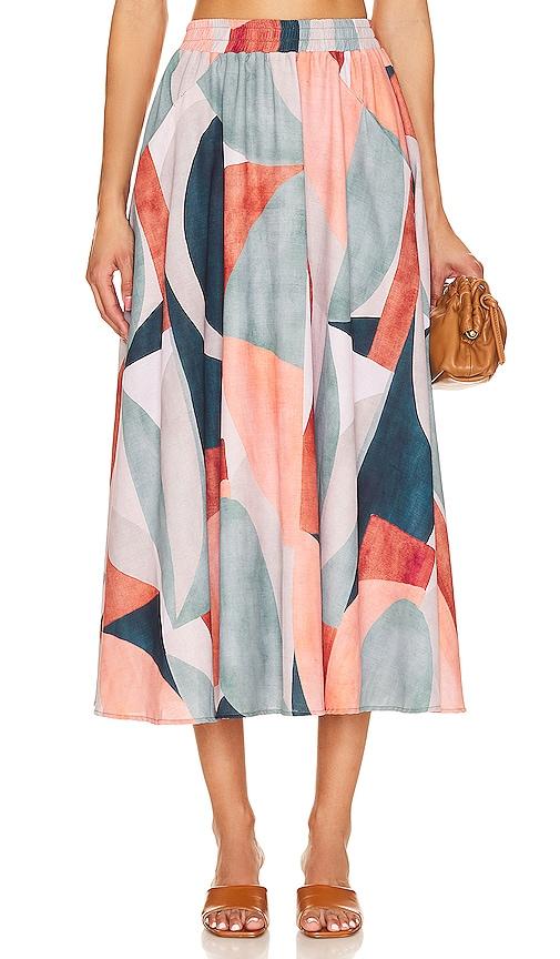 peixoto paula skirt in teal. - size l (also in s, m, xl)
