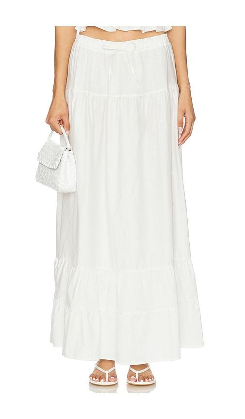 peixoto riley maxi skirt in white. - size l (also in xl)