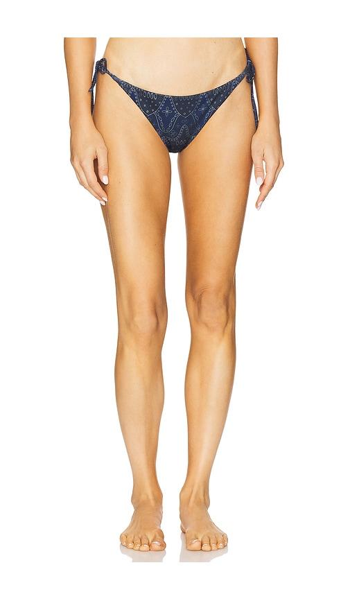 peixoto tonie bikini bottom in navy. - size l (also in xs, xl)