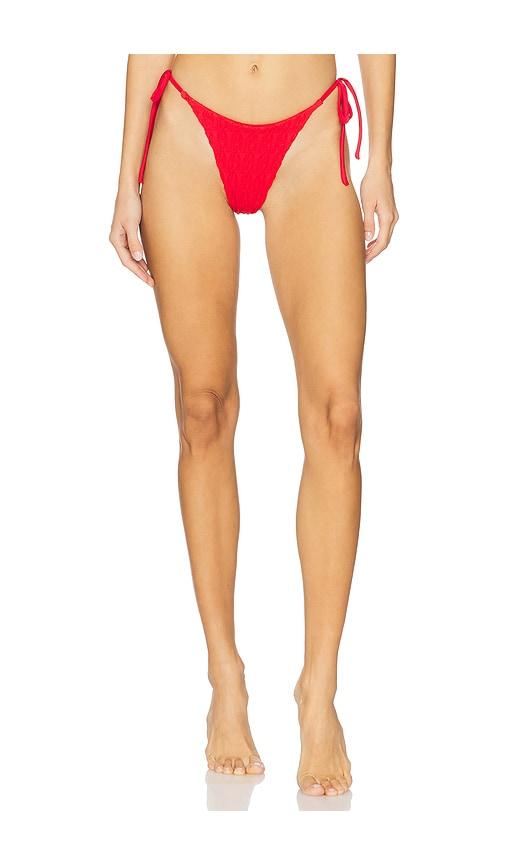 peixoto tonie bikini bottom in red. - size l (also in xs, xl)