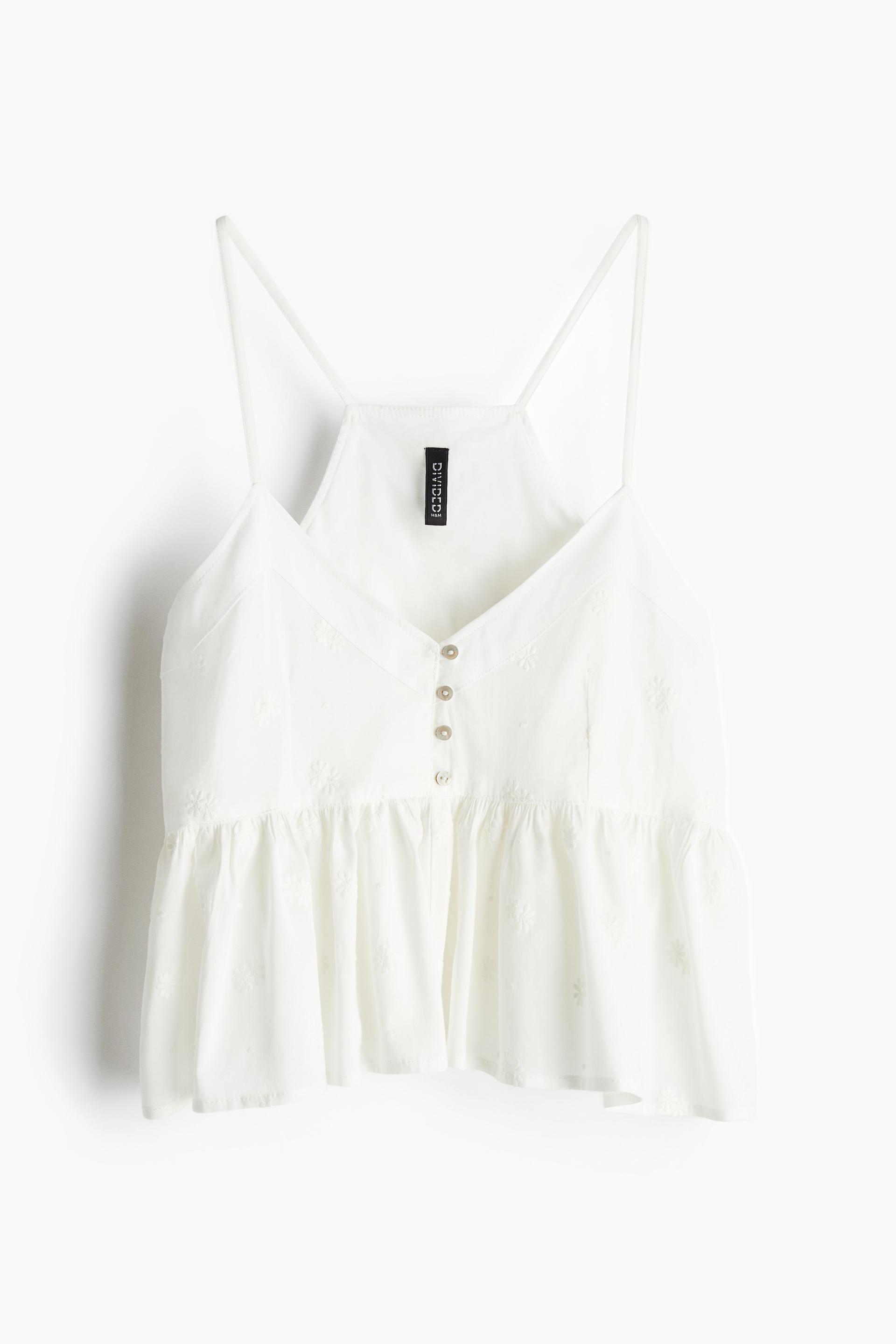 peplum camisole top