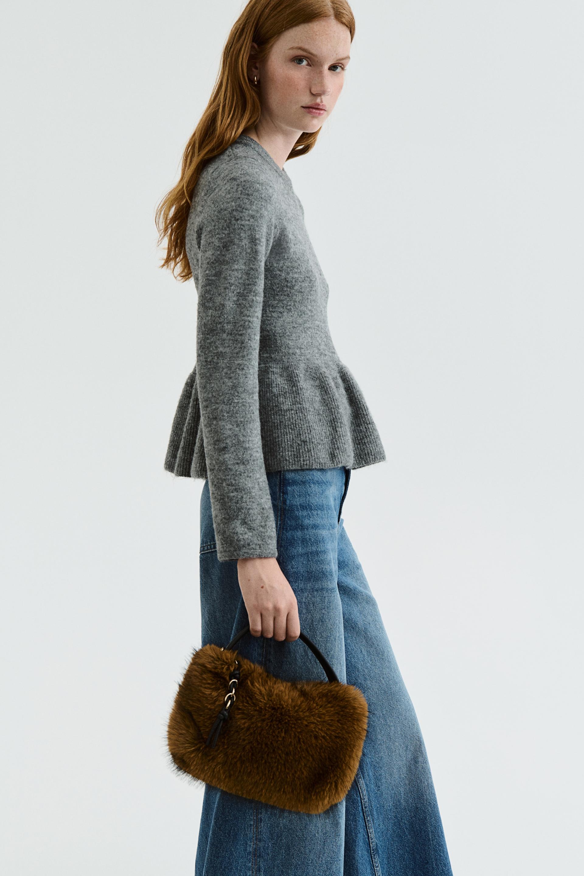 peplum sweater