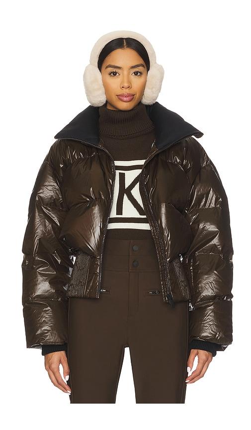 perfect moment auretta ski jacket in chocolate. - size m (also in xs)