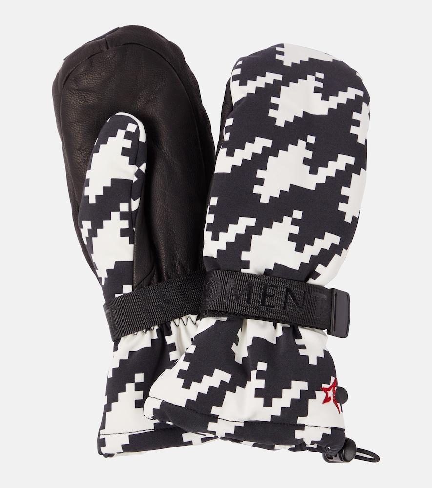 perfect moment davos printed mittens
