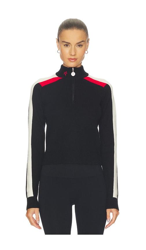 perfect moment la tour sweater in black. - size l (also in s, m)