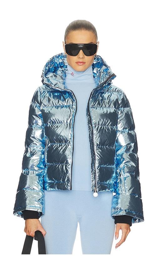 perfect moment polar flare ski jacket ii in blue. - size m (also in xs, s)