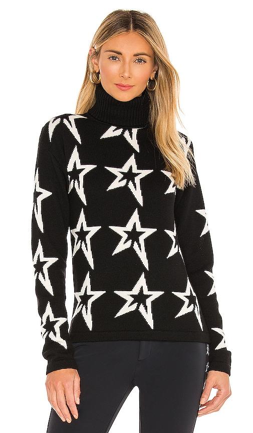 perfect moment star dust sweater in black. - size l (also in xs, xl)
