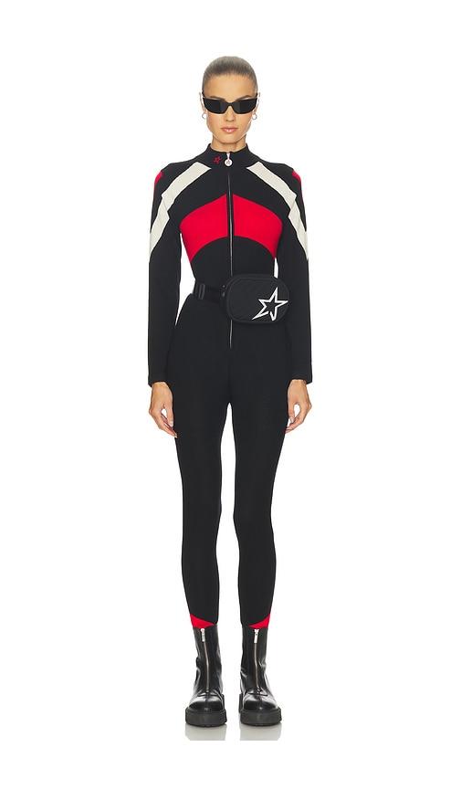 perfect moment tignes jumpsuit in black,red. - size m (also in xl)