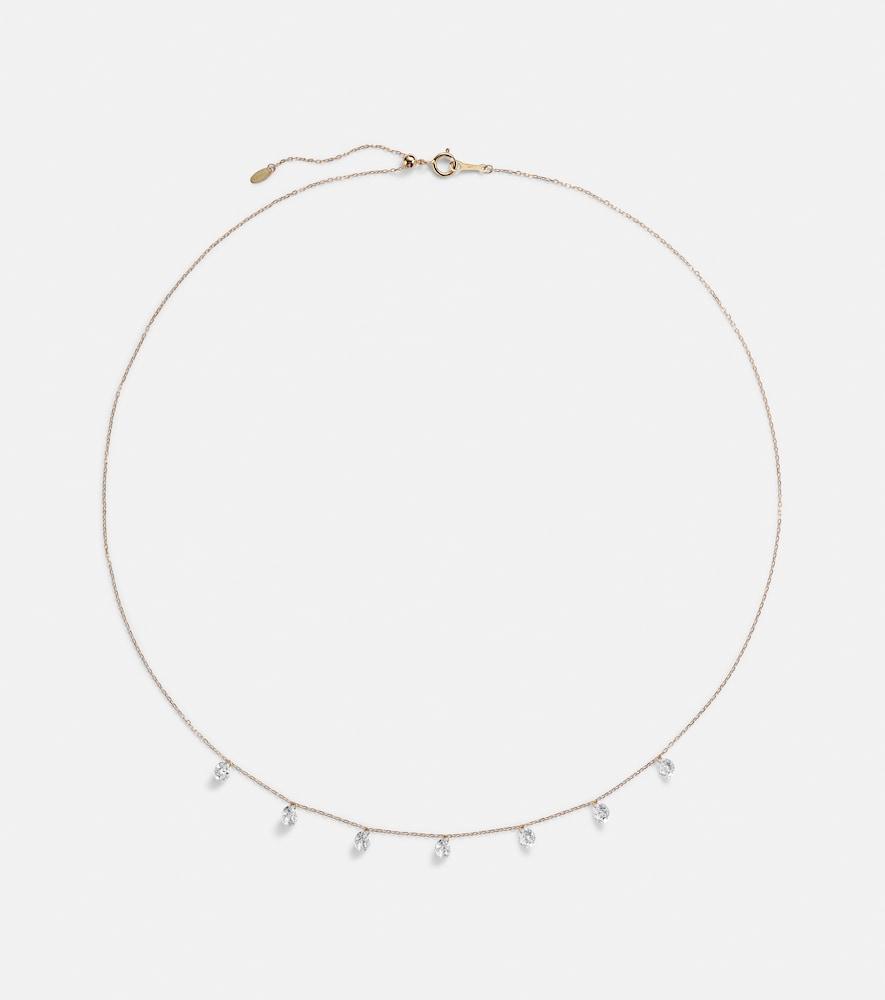 persée danaé 18kt gold necklace with diamonds