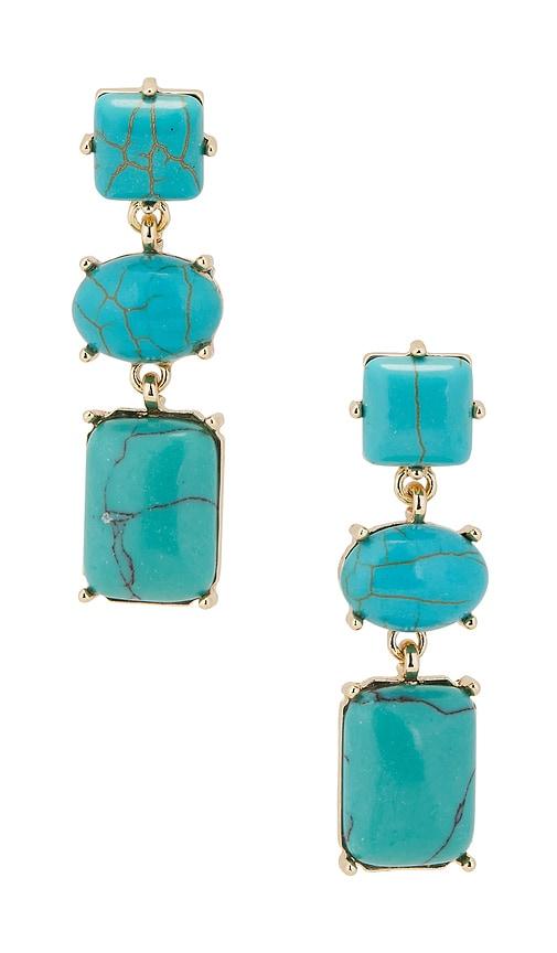 petit moments allie earrings in teal.