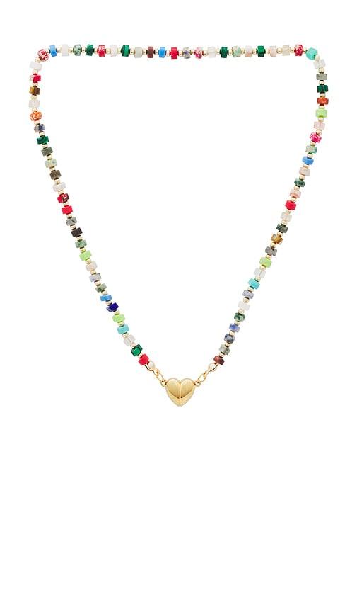 petit moments celeste necklace in pink.